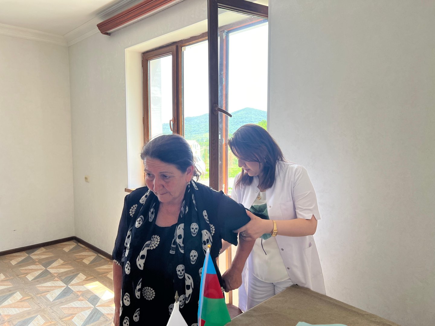 Səhiyyə Nazirliyinin səyyar tibbi aksiyaları Xankəndi və Xocalıda (FOTO)
