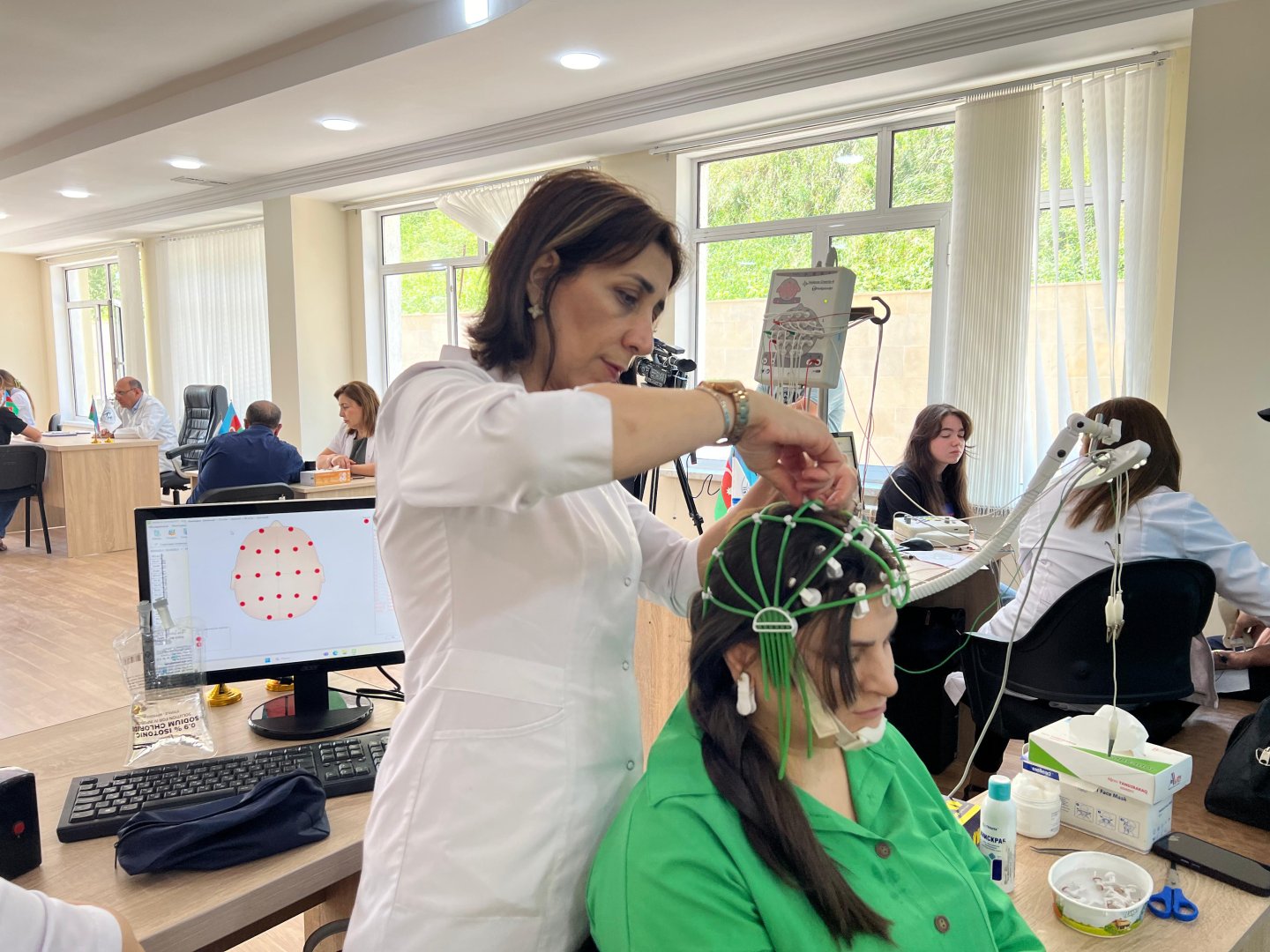 Səhiyyə Nazirliyinin səyyar tibbi aksiyaları Xankəndi və Xocalıda (FOTO)