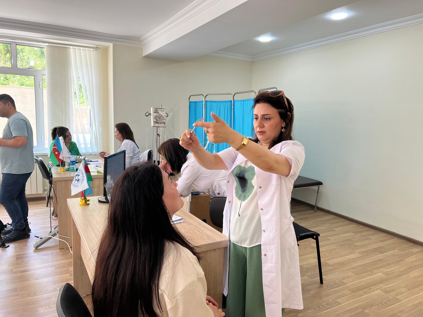 Səhiyyə Nazirliyinin səyyar tibbi aksiyaları Xankəndi və Xocalıda (FOTO)