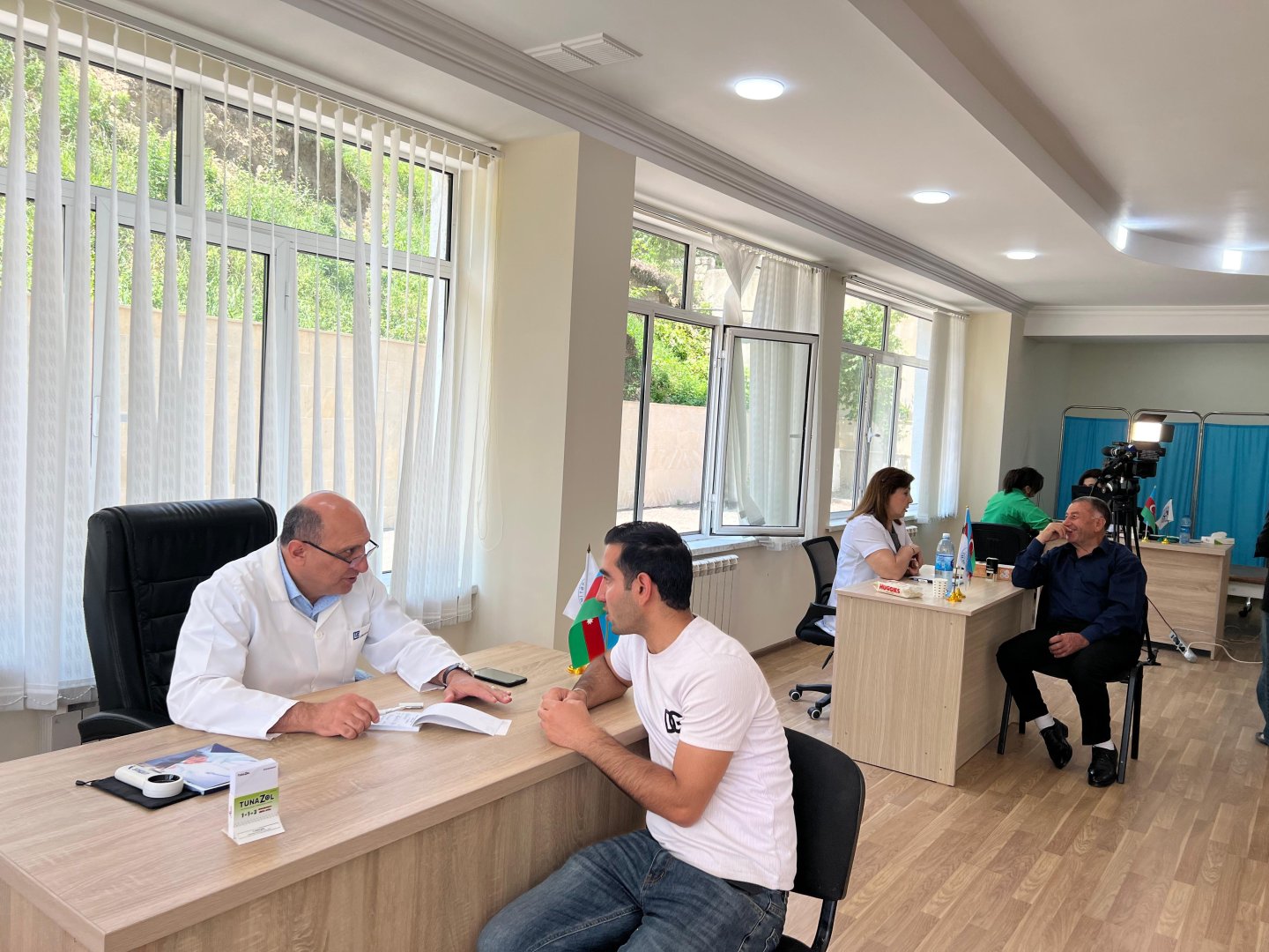 Səhiyyə Nazirliyinin səyyar tibbi aksiyaları Xankəndi və Xocalıda (FOTO)