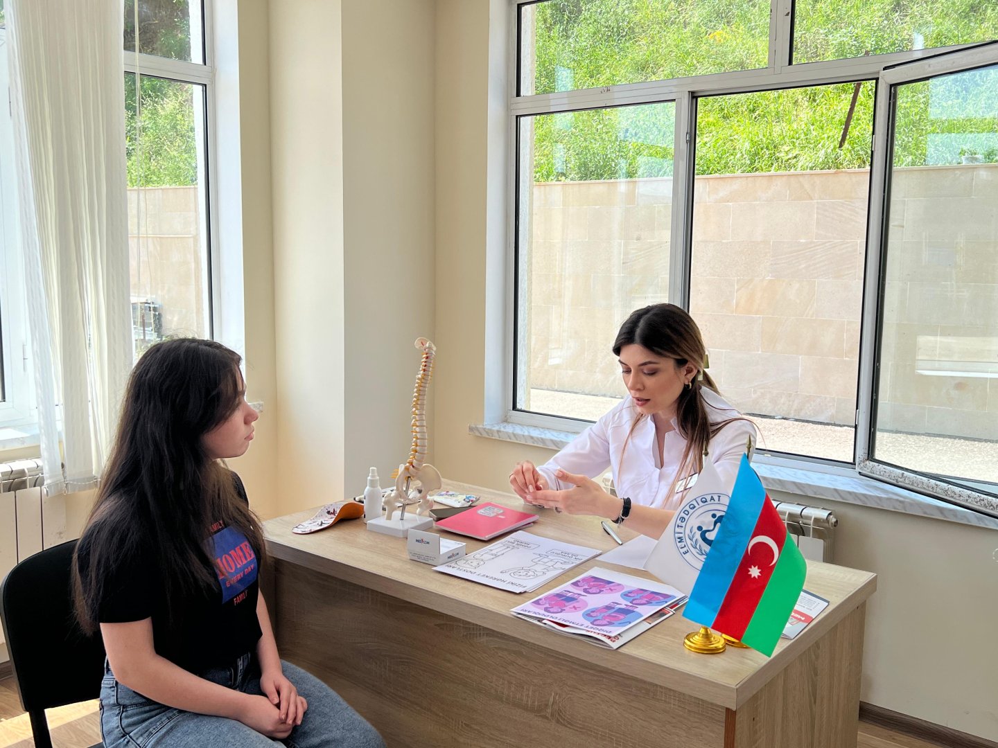 Səhiyyə Nazirliyinin səyyar tibbi aksiyaları Xankəndi və Xocalıda (FOTO)