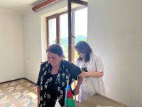 Səhiyyə Nazirliyinin səyyar tibbi aksiyaları Xankəndi və Xocalıda (FOTO)
