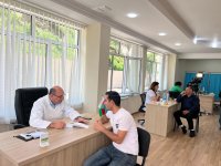 Səhiyyə Nazirliyinin səyyar tibbi aksiyaları Xankəndi və Xocalıda (FOTO)