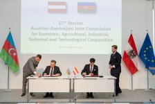Vyanada Azərbaycan və Avstriya arasında Hökumətlərarası Komissiyanın 11-ci iclası keçirilib (FOTO)