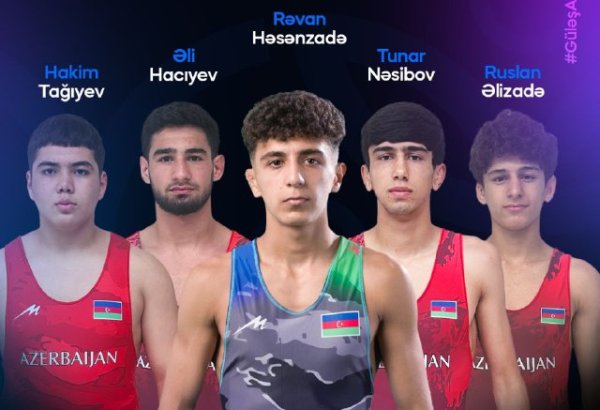 Skopyedə U17 Avropa çempionatında Azərbaycan güləşçiləri yarımfinala vəsiqə qazanıblar
