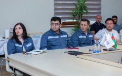 Balaxanı neftçiləri hasilat ərazilərinin ekoloji mühafizəsinə dair elmi sessiyada iştirak ediblər (FOTO)