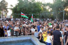 Xaçmaz rayonunda “Qurtuluş suverenliyimizin təməlidir!”  adlı bayram koserti təşkil olunub (FOTO)