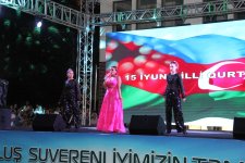 Xaçmaz rayonunda “Qurtuluş suverenliyimizin təməlidir!”  adlı bayram koserti təşkil olunub (FOTO)