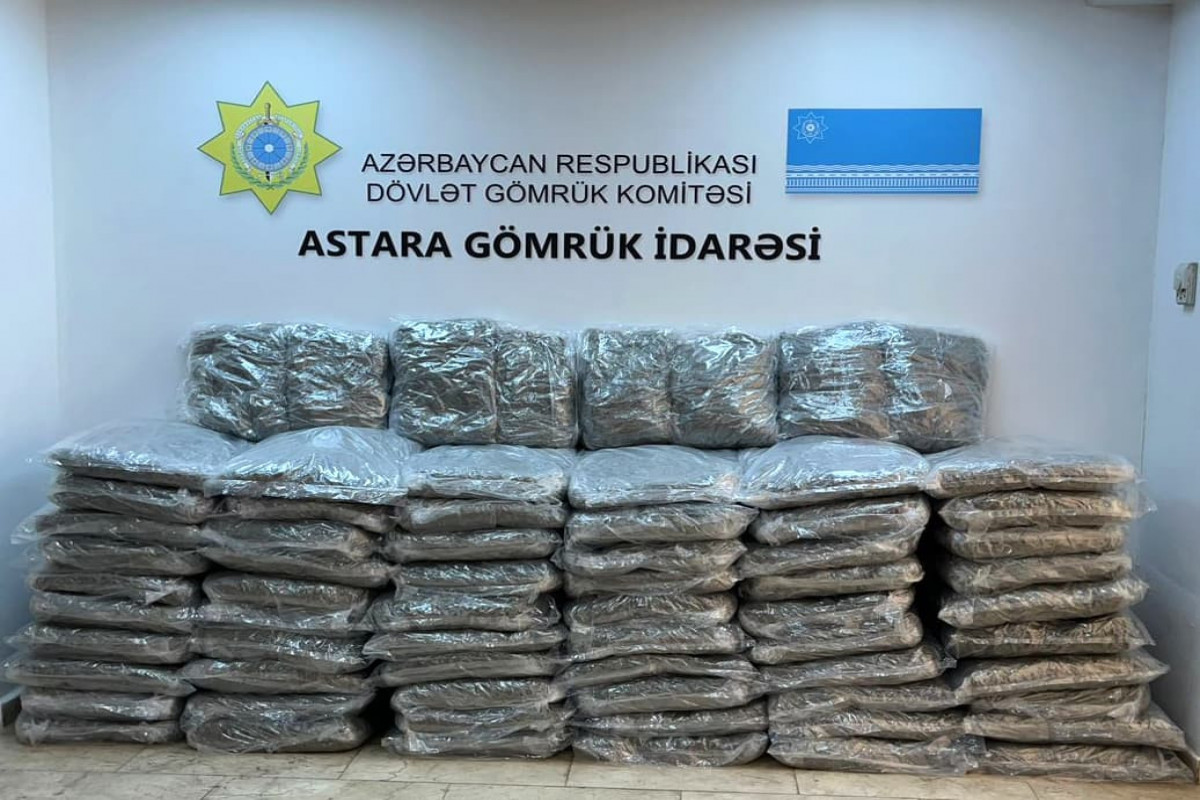 İrandan Rusiyaya yük aparan nəqliyyat vasitəsində 207 kiloqramdan artıq narkotik aşkarlanıb