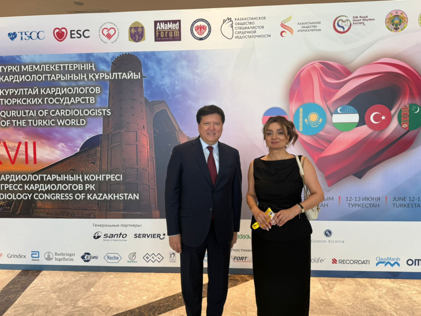 Azərbaycan Qazaxıstanda keçirilən Türk Dövlətləri Kardioloqlarının II Qurultayında təmsil olunub (FOTO)