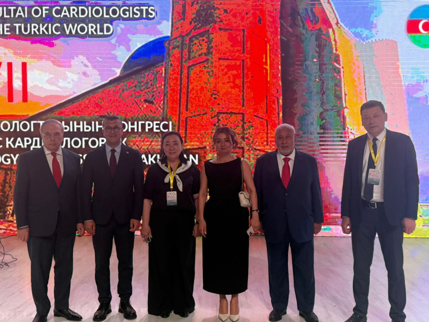 Azərbaycan Qazaxıstanda keçirilən Türk Dövlətləri Kardioloqlarının II Qurultayında təmsil olunub (FOTO)