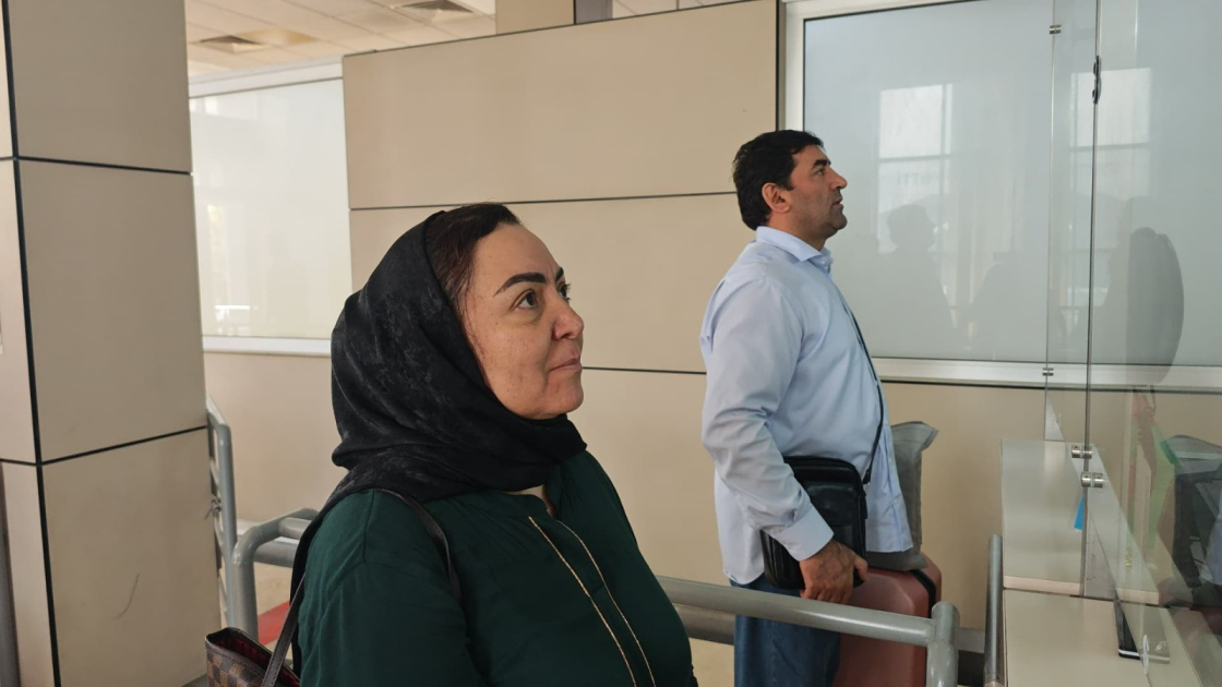 Bir qrup Tacikistan vətəndaşı Azərbaycan vasitəsilə İrandan təxliyə olunub (FOTO)
