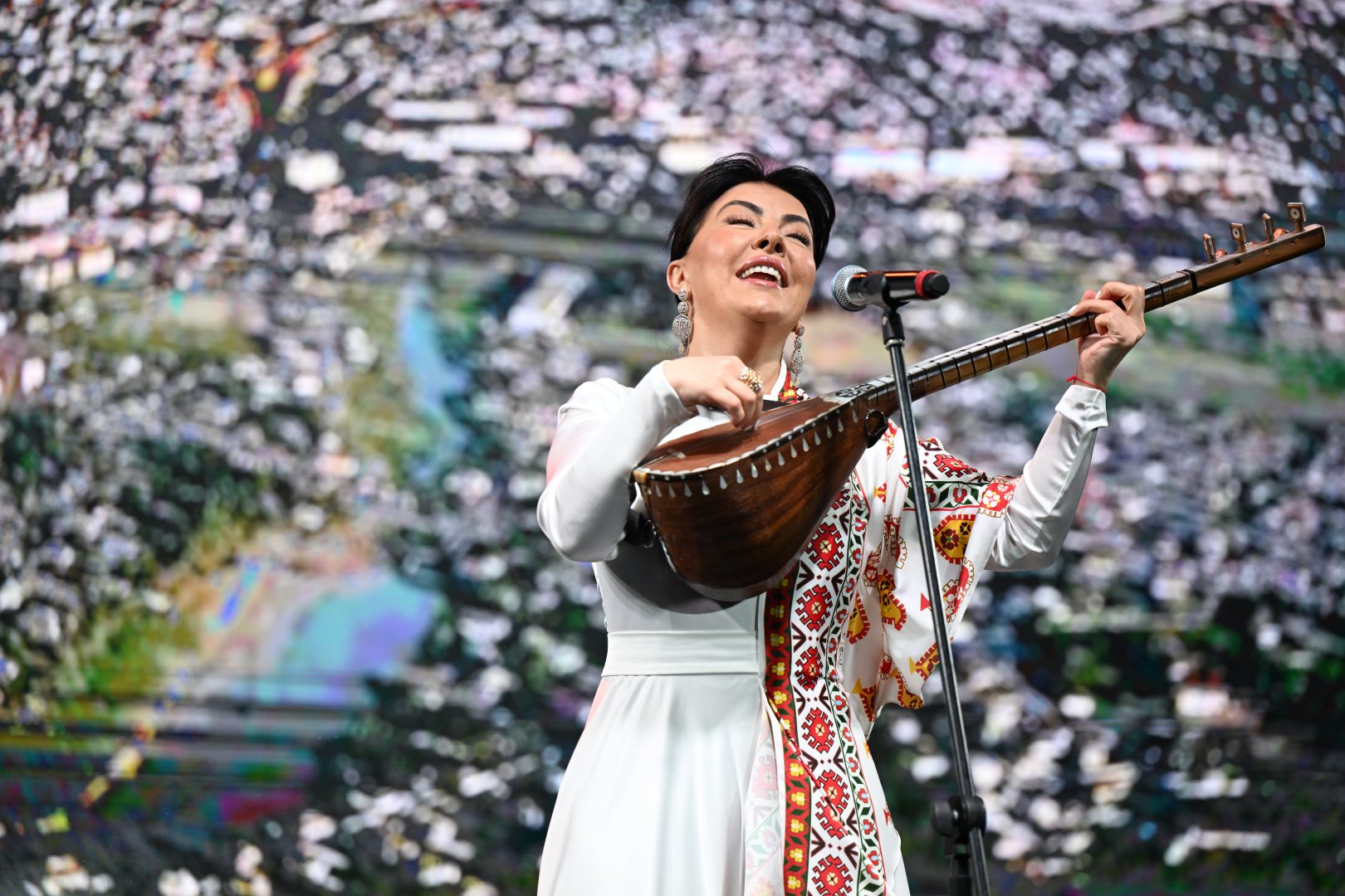 Heydər Əliyev Mərkəzinin parkında Milli Qurtuluş Günü münasibəti ilə konsert olub (FOTO)