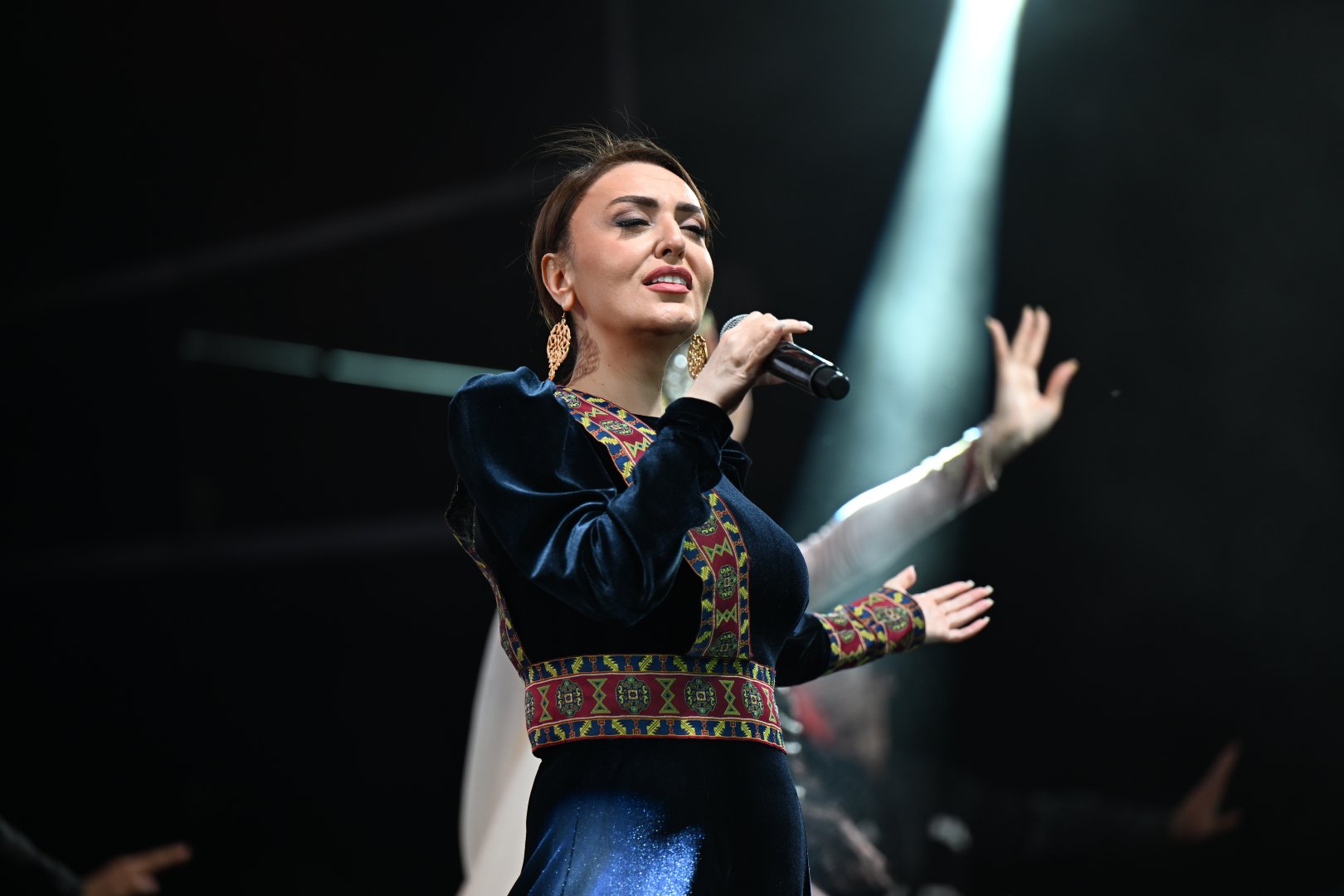 Heydər Əliyev Mərkəzinin parkında Milli Qurtuluş Günü münasibəti ilə konsert olub (FOTO)