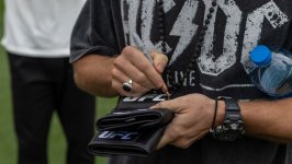 "Qarabağ" UFC-ni qarşıladı - Rafael Fiziev Ağdam klubunun stadionunda (FOTO/VİDEO)