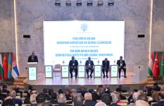 Şuşada “Yeni dünya nizamı: geosiyasi aspektlər və qlobal çağırışlar” mövzusunda beynəlxalq konfrans keçirilib (FOTO)