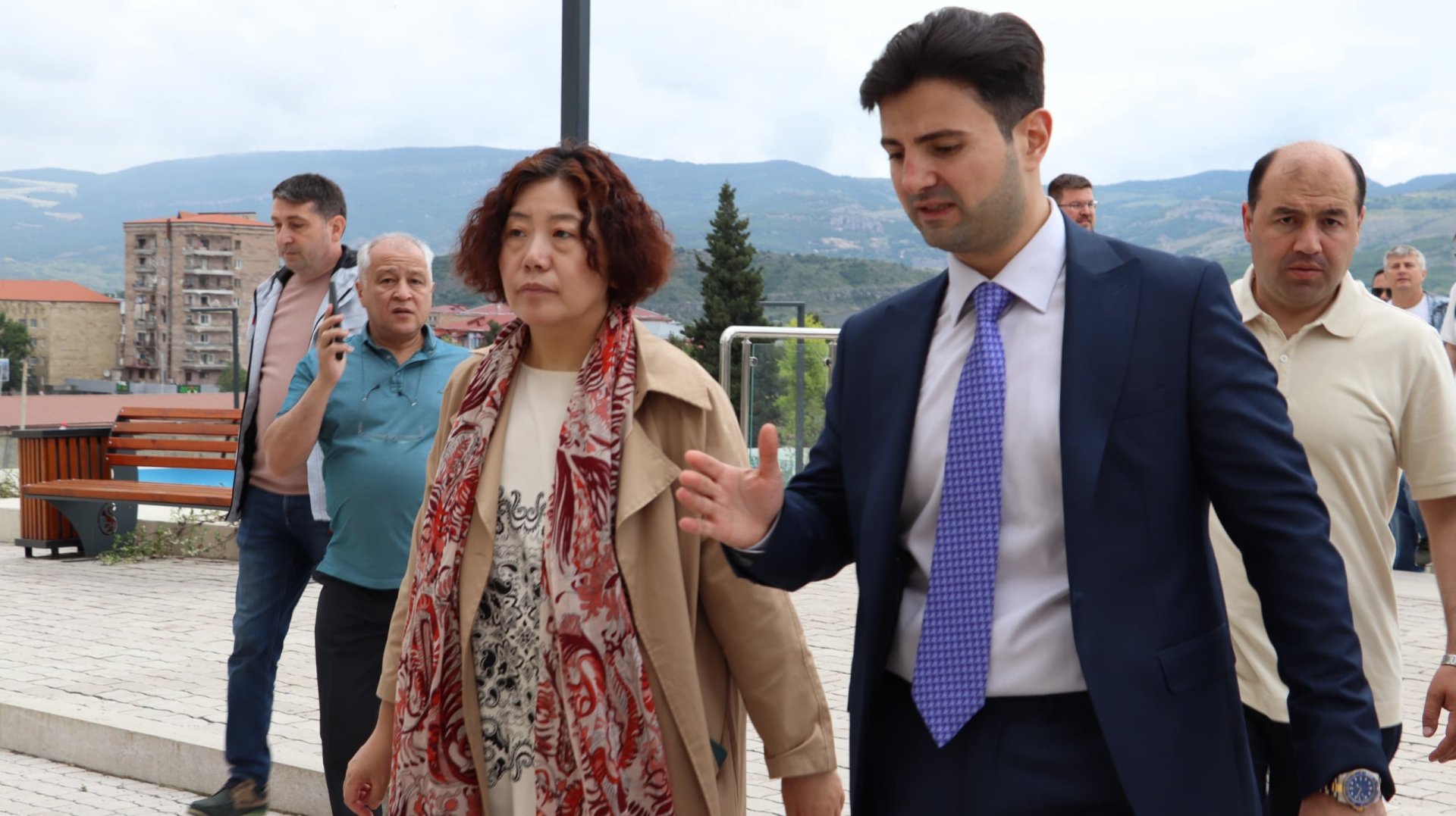 Bir neçə dövlətin hakim partiya üzvləri Xankəndidə olublar (FOTO)