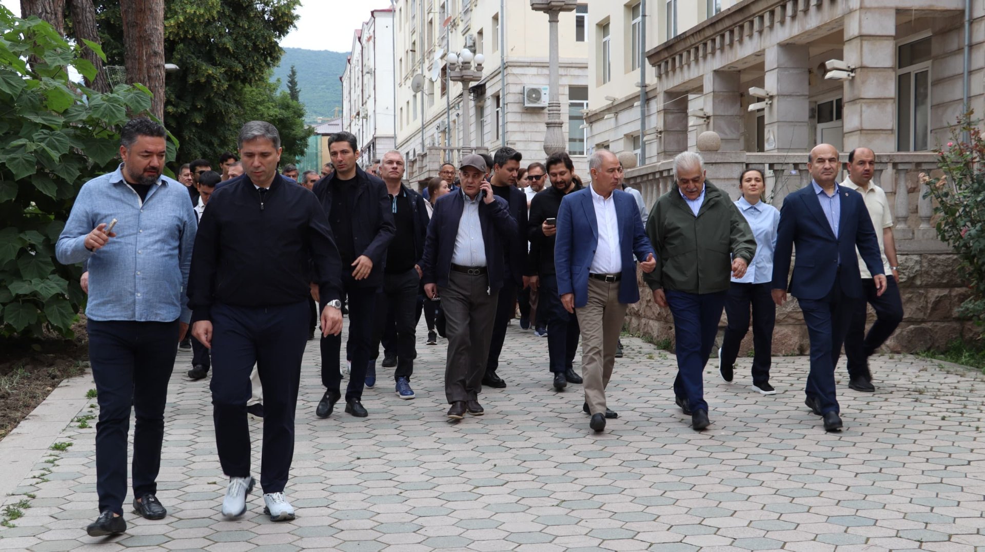 Bir neçə dövlətin hakim partiya üzvləri Xankəndidə olublar (FOTO)