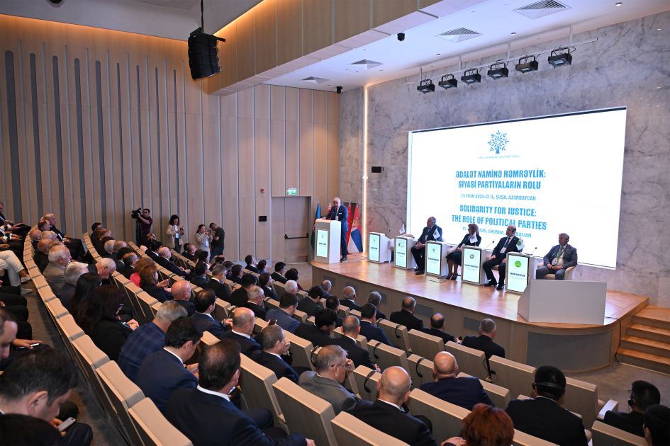 Şuşada “Yeni dünya nizamı: geosiyasi aspektlər və qlobal çağırışlar” mövzusunda beynəlxalq konfrans keçirilib (FOTO)