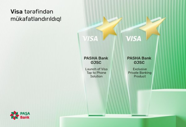 “PAŞA Bank” Visa-nın xüsusi mükafatı ilə təltif olundu
