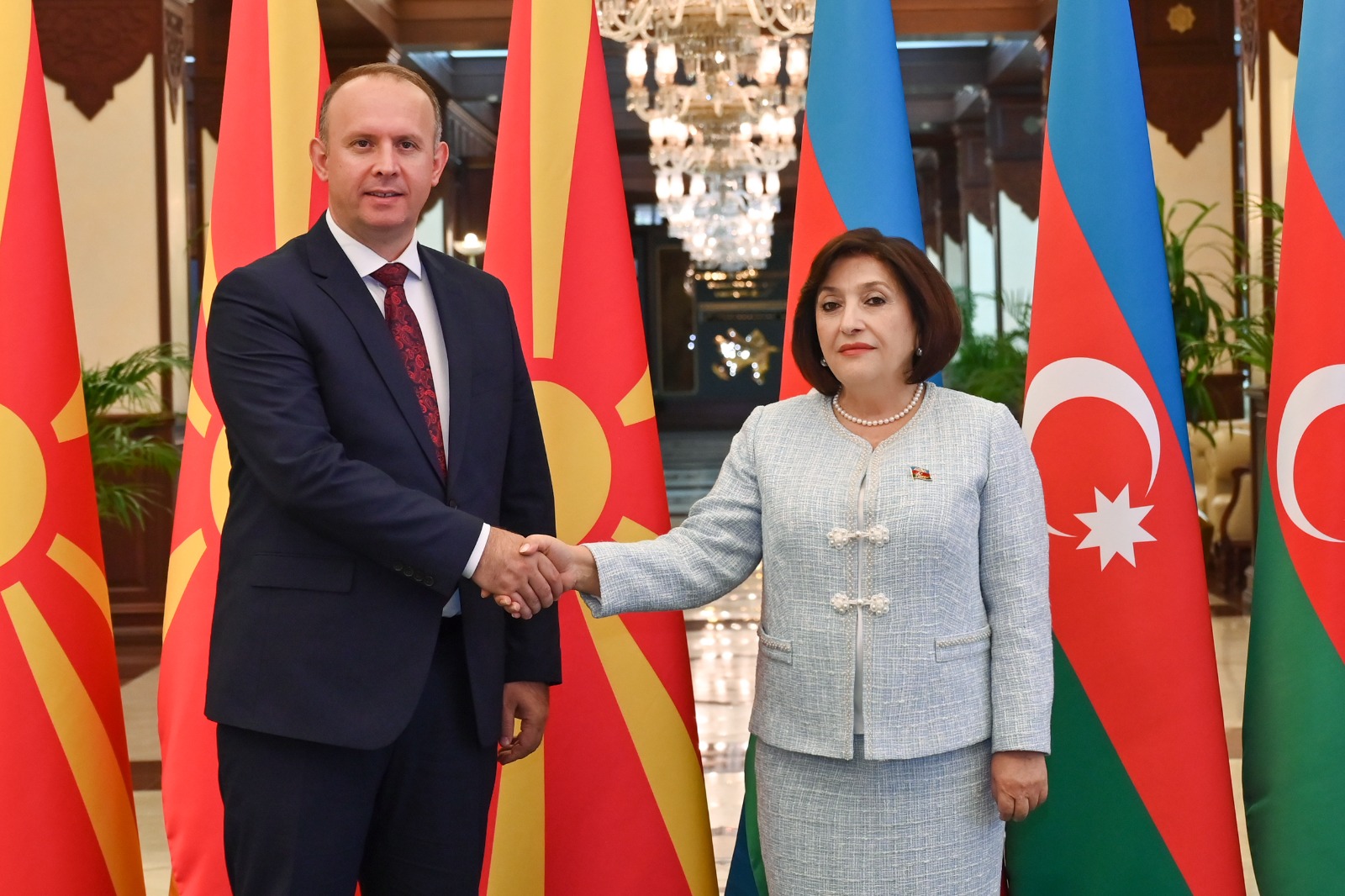 Azərbaycan və Şimali Makedoniyanın parlament əlaqələri müzakirə edildi (FOTO)