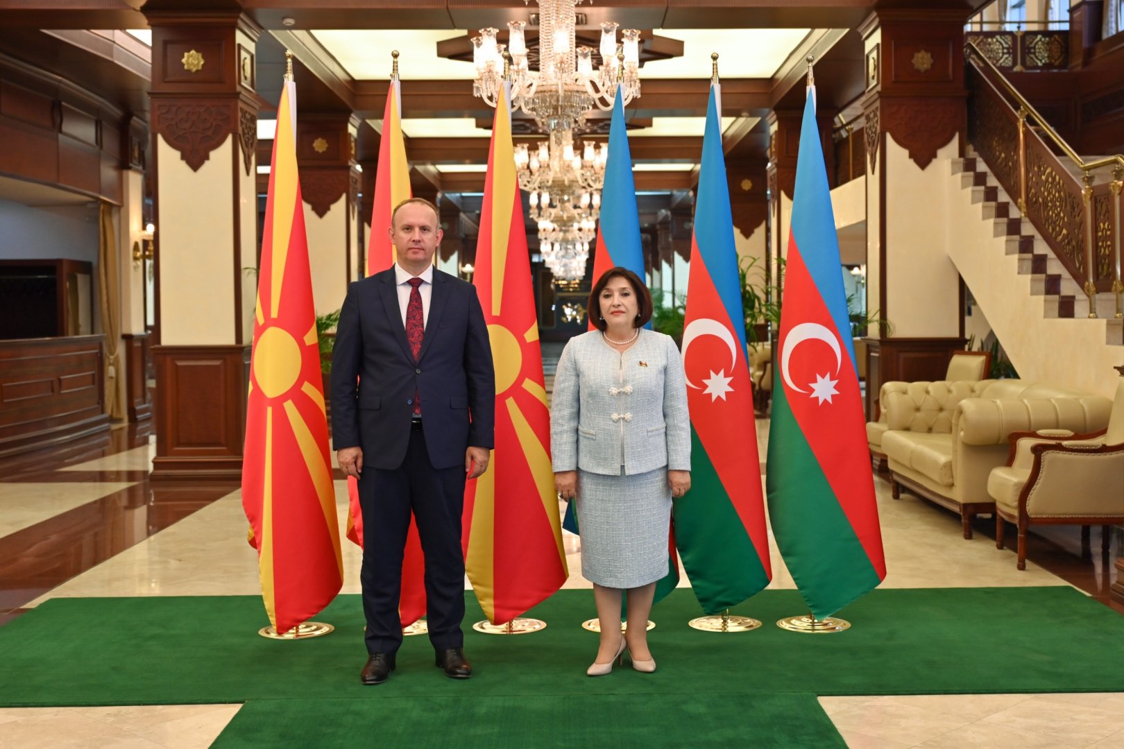 Azərbaycan və Şimali Makedoniyanın parlament əlaqələri müzakirə edildi (FOTO)