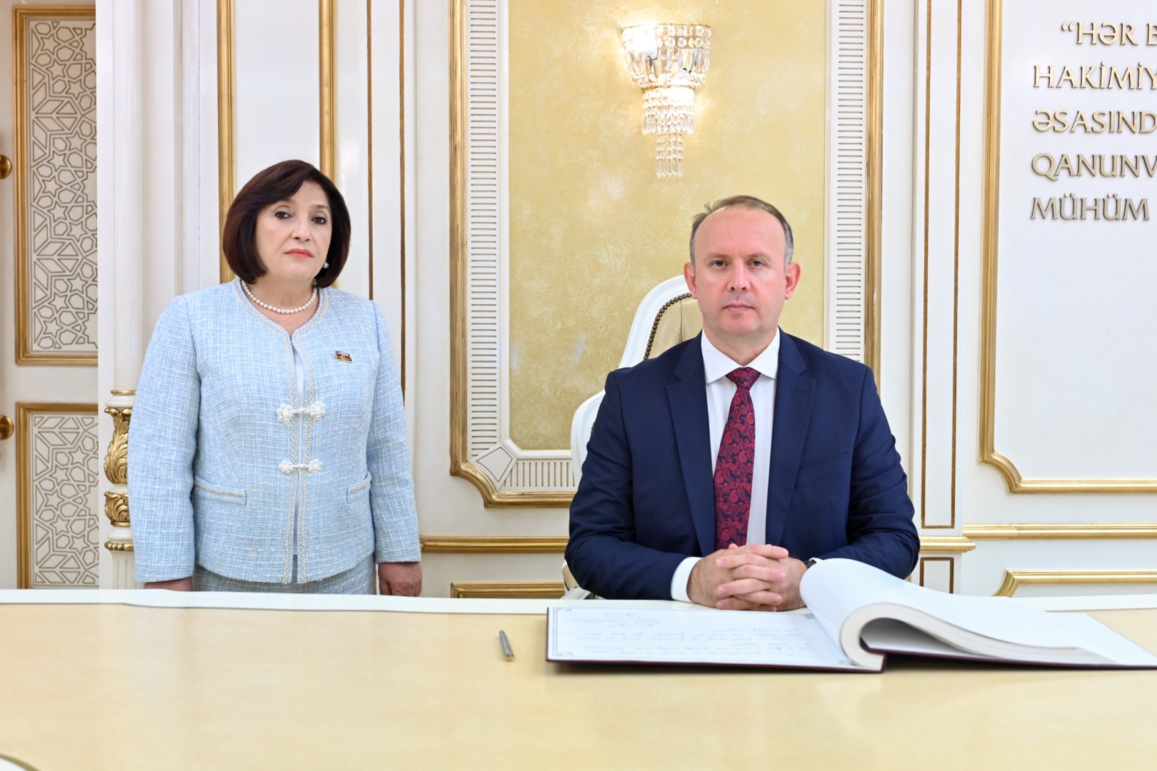 Azərbaycan və Şimali Makedoniyanın parlament əlaqələri müzakirə edildi (FOTO)