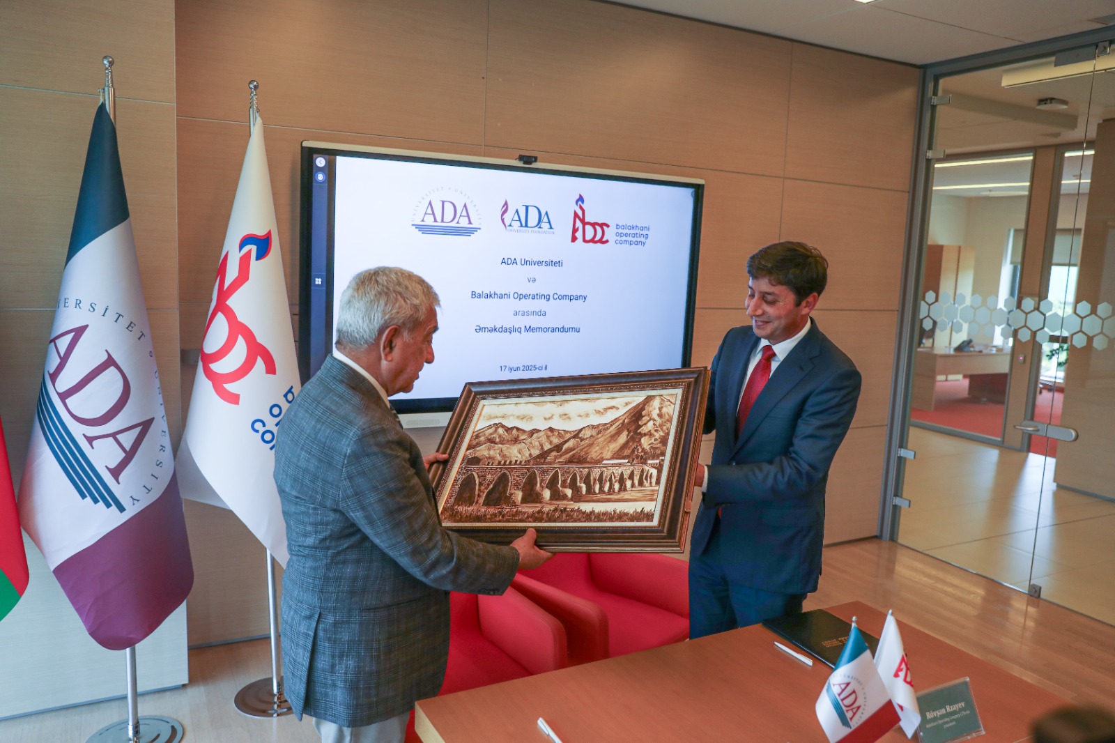 ADA Universiteti Balaxanı neftçilərinin yeni akademik tərəfdaşıdır (FOTO)