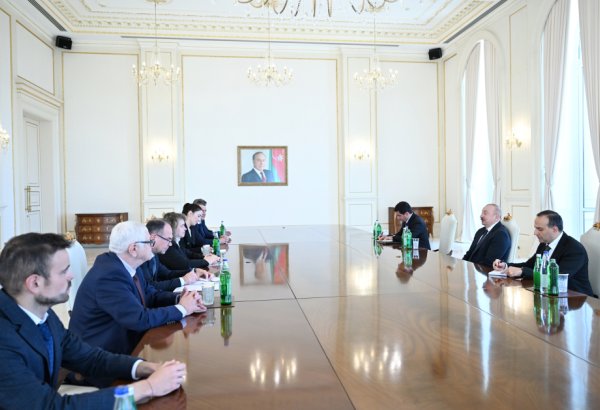 Prezident İlham Əliyev Bolqarıstan Milli Assambleyasının sədrini qəbul edib (FOTO/VİDEO)