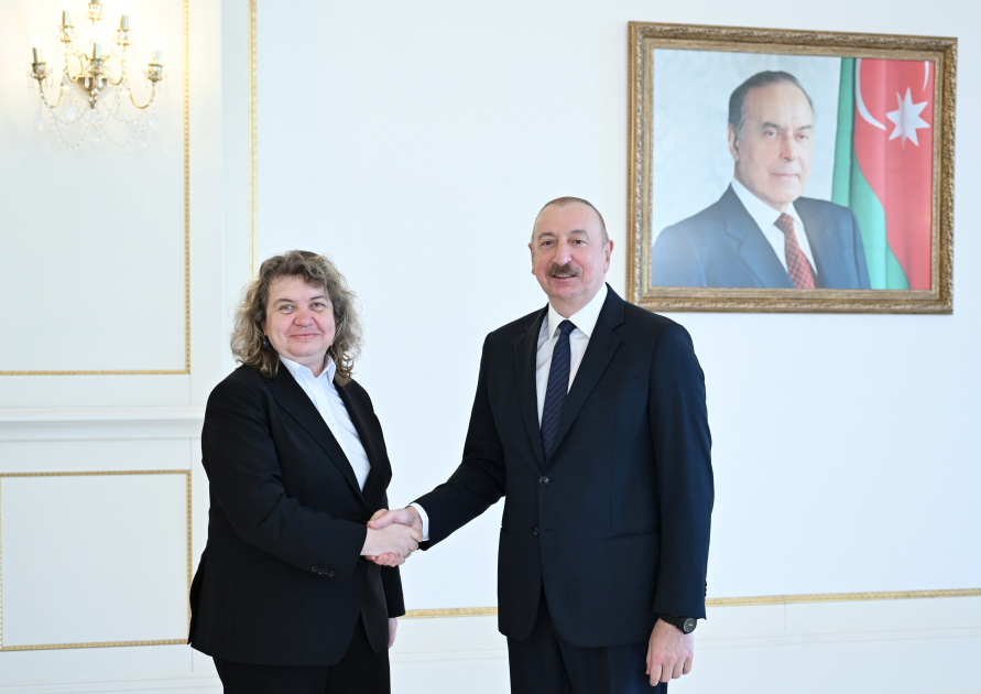 Prezident İlham Əliyev Bolqarıstan Milli Assambleyasının sədrini qəbul edib (FOTO)