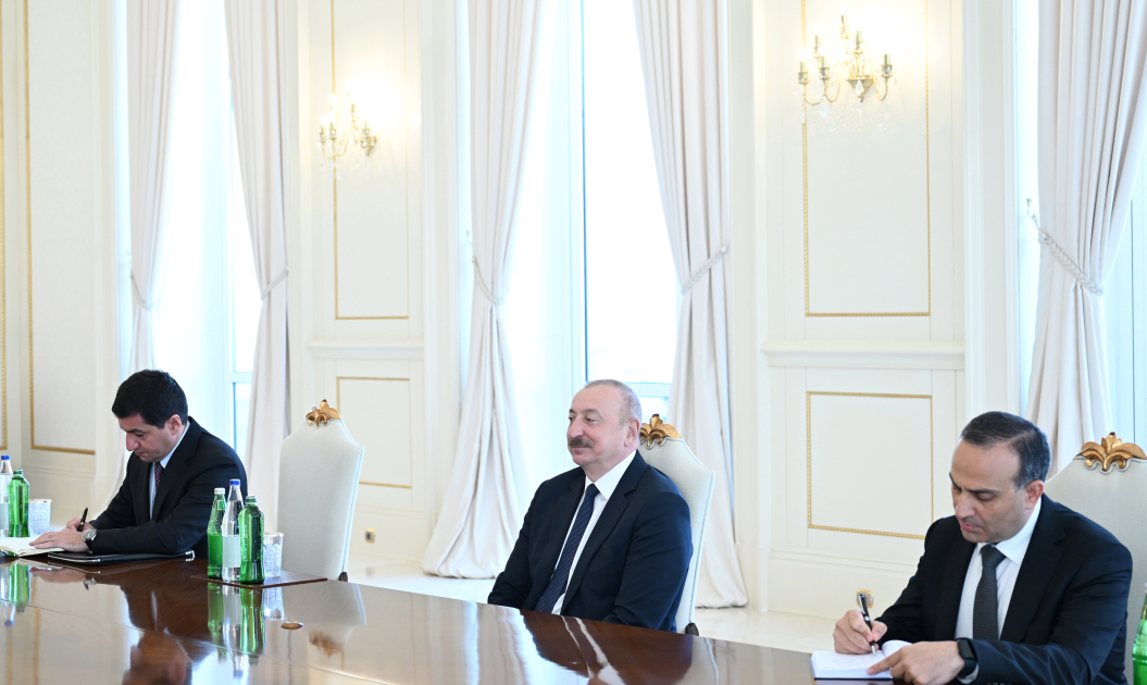 Prezident İlham Əliyev Bolqarıstan Milli Assambleyasının sədrini qəbul edib (FOTO)