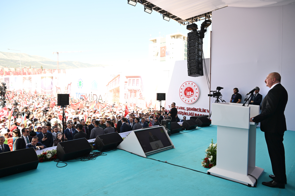Prezident İlham Əliyev və Prezident Rəcəb Tayyib Ərdoğan Kahramanmaraşda “Azərbaycan” məhəlləsinin açılış mərasimində iştirak ediblər (YENİLƏNİB-6) (FOTO/VİDEO)
