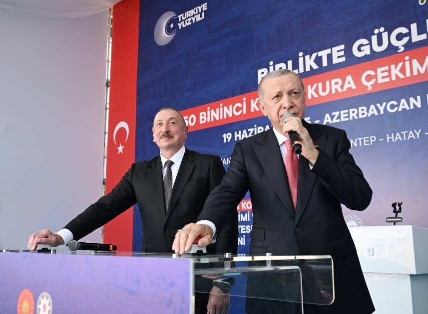 Prezident İlham Əliyev və Prezident Rəcəb Tayyib Ərdoğan Kahramanmaraşda “Azərbaycan” məhəlləsinin açılış mərasimində iştirak ediblər (YENİLƏNİB-6) (FOTO/VİDEO)