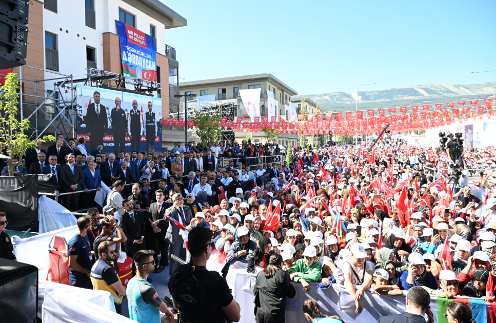 Prezident İlham Əliyev və Prezident Rəcəb Tayyib Ərdoğan Kahramanmaraşda “Azərbaycan” məhəlləsinin açılış mərasimində iştirak ediblər (YENİLƏNİB-6) (FOTO/VİDEO)