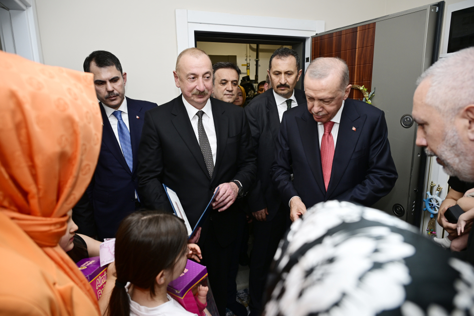 Prezident İlham Əliyev və Prezident Rəcəb Tayyib Ərdoğan Kahramanmaraşda “Azərbaycan” məhəlləsinin açılış mərasimində iştirak ediblər (YENİLƏNİB-6) (FOTO/VİDEO)
