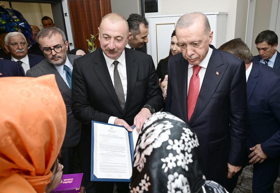 Prezident İlham Əliyev və Prezident Rəcəb Tayyib Ərdoğan Kahramanmaraşda “Azərbaycan” məhəlləsinin açılış mərasimində iştirak ediblər (YENİLƏNİB-6) (FOTO/VİDEO)