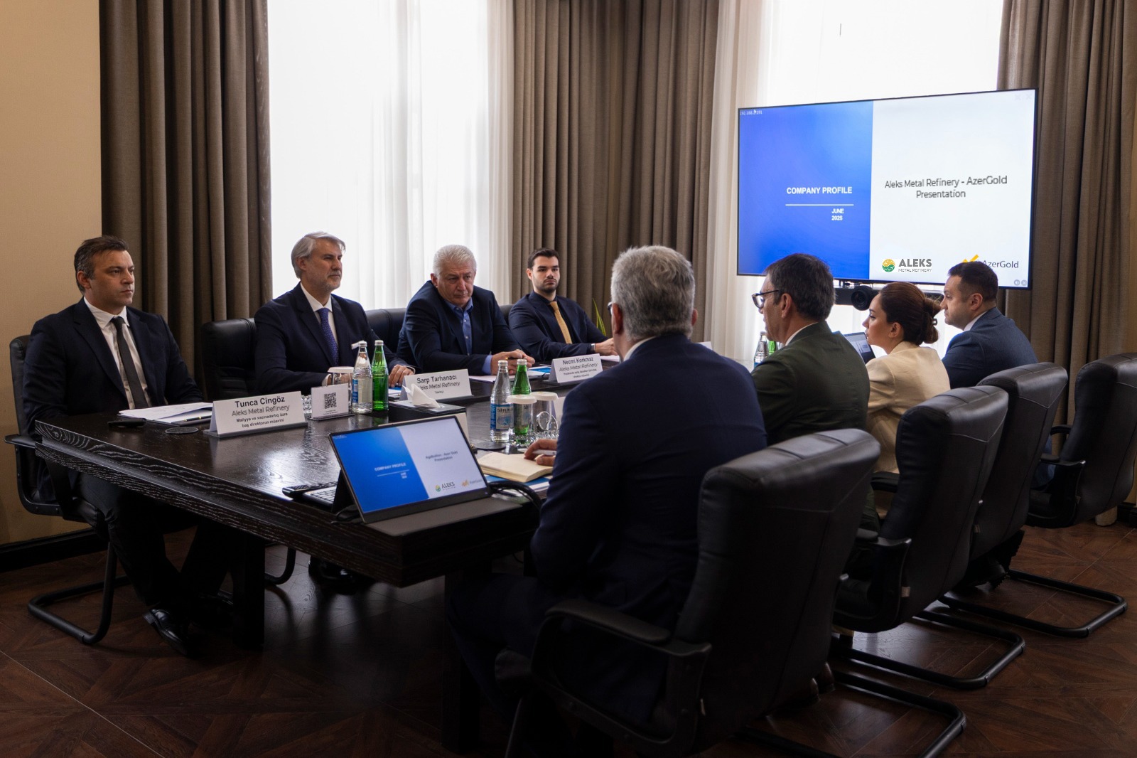 “AzerGold” QSC-də Türkiyənin “Aleks Metal Rafineri” şirkətinin rəhbəri ilə görüş keçirilib (FOTO)