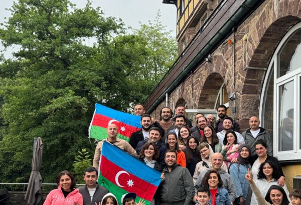 Almaniyada azərbaycanlı gənclərin və tələbələrin görüşü keçirilib (FOTO)