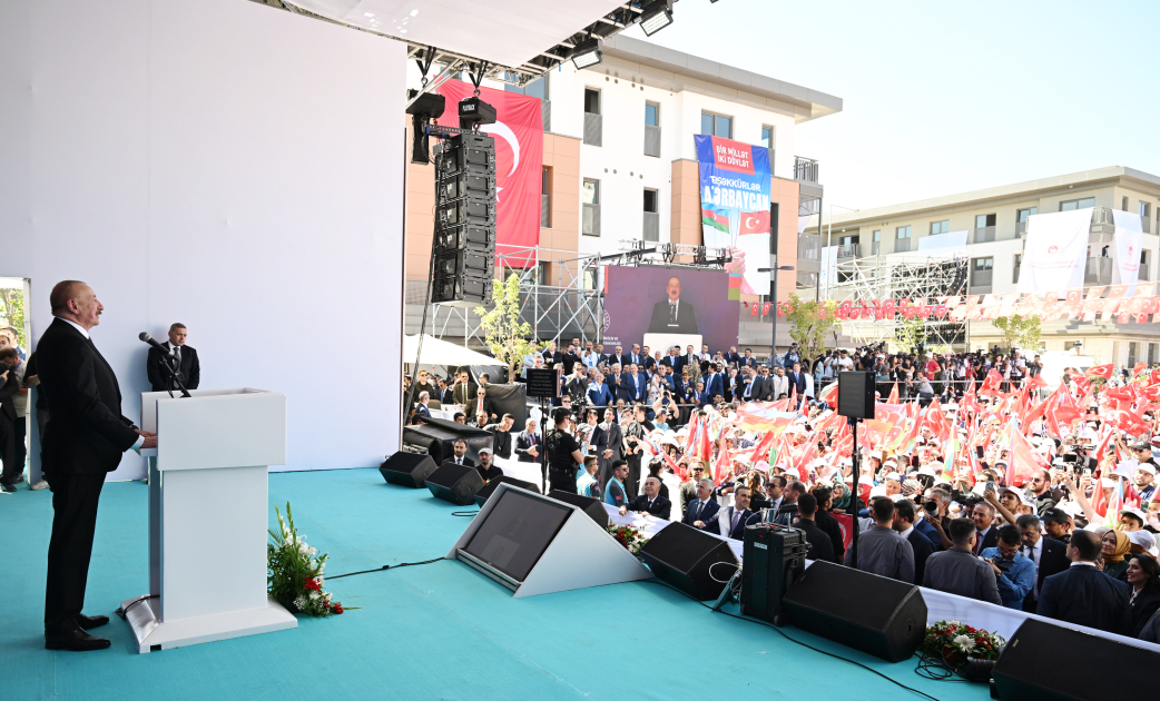 Prezident İlham Əliyev və Prezident Rəcəb Tayyib Ərdoğan Kahramanmaraşda “Azərbaycan” məhəlləsinin açılış mərasimində iştirak ediblər (YENİLƏNİB-6) (FOTO/VİDEO)