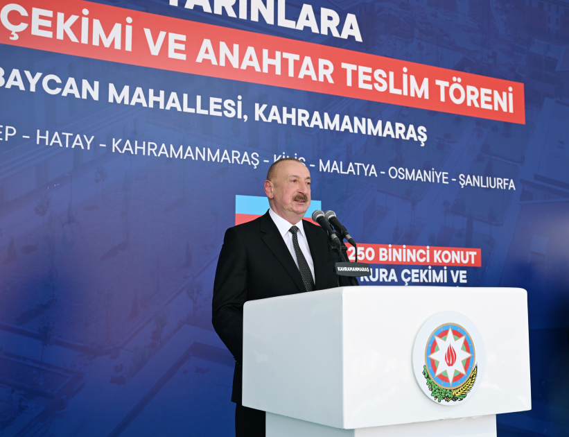 Prezident İlham Əliyev və Prezident Rəcəb Tayyib Ərdoğan Kahramanmaraşda “Azərbaycan” məhəlləsinin açılış mərasimində iştirak ediblər (YENİLƏNİB-6) (FOTO/VİDEO)