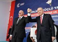 Prezident İlham Əliyev və Prezident Rəcəb Tayyib Ərdoğan Kahramanmaraşda “Azərbaycan” məhəlləsinin açılış mərasimində iştirak ediblər (YENİLƏNİB-6) (FOTO/VİDEO)