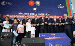 Prezident İlham Əliyev və Prezident Rəcəb Tayyib Ərdoğan Kahramanmaraşda “Azərbaycan” məhəlləsinin açılış mərasimində iştirak ediblər (YENİLƏNİB-6) (FOTO/VİDEO)