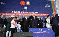Prezident İlham Əliyev və Prezident Rəcəb Tayyib Ərdoğan Kahramanmaraşda “Azərbaycan” məhəlləsinin açılış mərasimində iştirak ediblər (YENİLƏNİB-6) (FOTO/VİDEO)