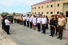 FHN-in Aran Regional Mərkəzi tərəfindən nümunəvi obyekt mülki müdafiə məşqi keçirilib (FOTO)