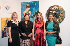 Heydər Əliyev Fondunun vitse-prezidenti Leyla Əliyeva London Dizayn Biennalesində Azərbaycan MAMA "Ana təbiət” sərgisində iştirak edib (FOTO)