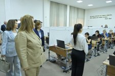 Millət vəkilləri sertifikatlaşdırma imtahanını izləyiblər (FOTO)