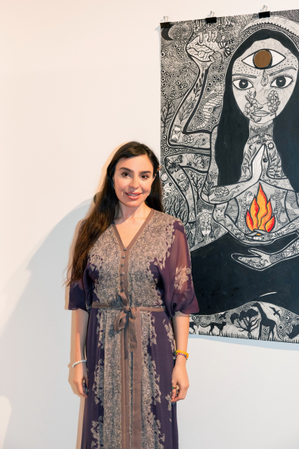 Heydər Əliyev Fondunun vitse-prezidenti Leyla Əliyeva London Dizayn Biennalesində Azərbaycan MAMA "Ana təbiət” sərgisində iştirak edib (FOTO)