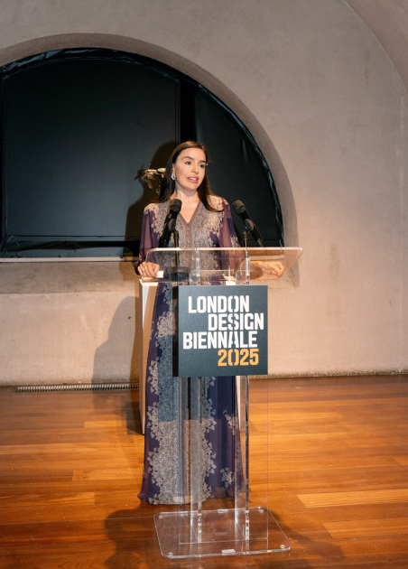 Heydər Əliyev Fondunun vitse-prezidenti Leyla Əliyeva London Dizayn Biennalesində Azərbaycan MAMA "Ana təbiət” sərgisində iştirak edib (FOTO)