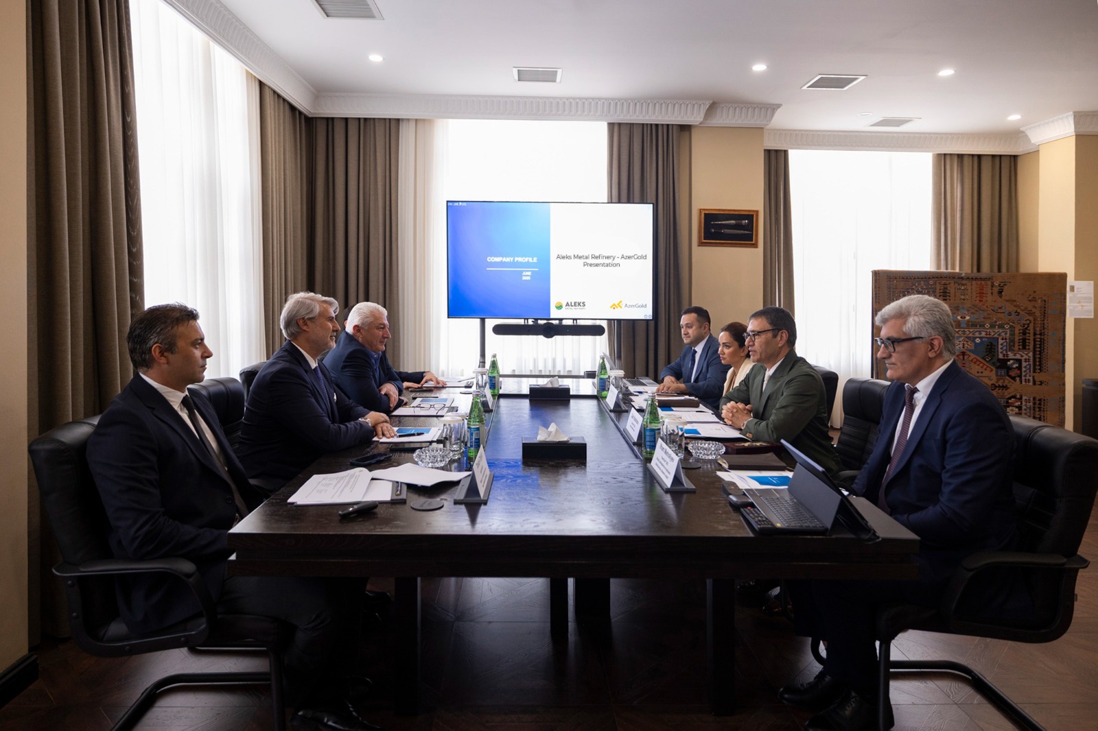 “AzerGold” QSC-də Türkiyənin “Aleks Metal Rafineri” şirkətinin rəhbəri ilə görüş keçirilib (FOTO)