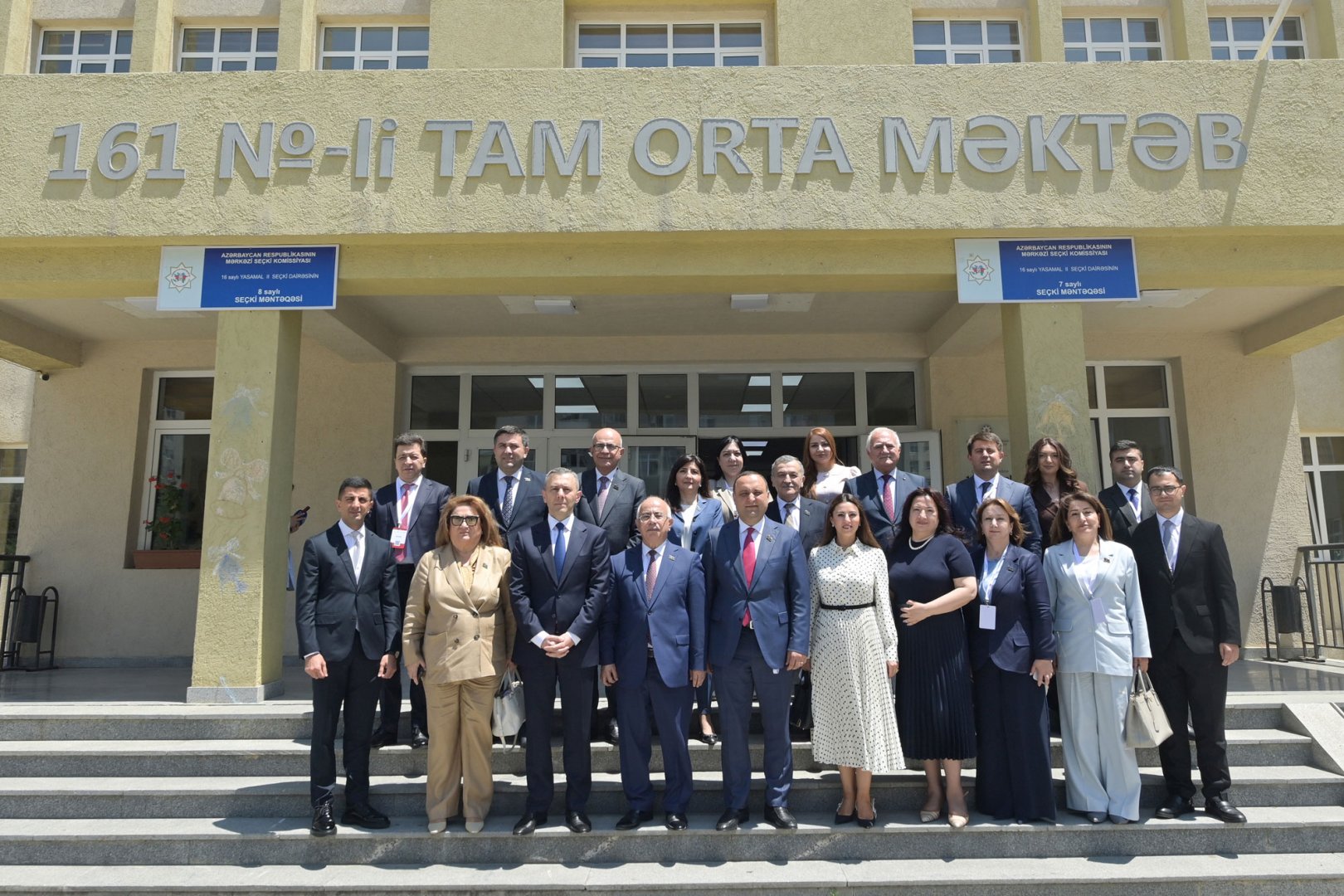 Millət vəkilləri sertifikatlaşdırma imtahanını izləyiblər (FOTO)